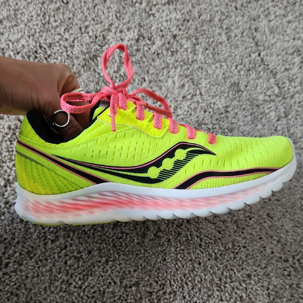 Saucony Women's Neon Yellow Running Shoes